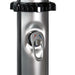 Fontana Clair Black + Sliver Swimming Pool Garden Solar Outdoor Shower - The Fountain Direct 