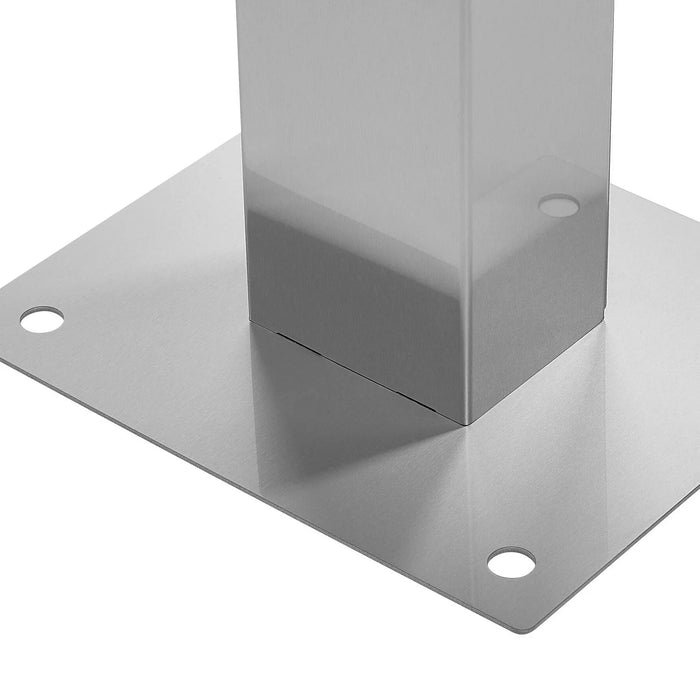 Fontana Montmorency Brushed Stainless Steel Outdoor Shower - The Fountain Direct 