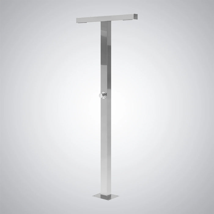 Fontana Montmorency Brushed Stainless Steel Outdoor Shower - The Fountain Direct 