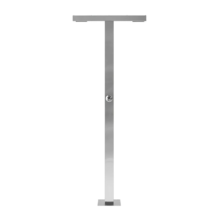 Fontana Montmorency Brushed Stainless Steel Outdoor Shower - The Fountain Direct 