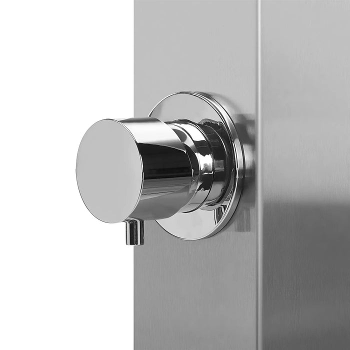 Fontana Montmorency Brushed Stainless Steel Outdoor Shower - The Fountain Direct 