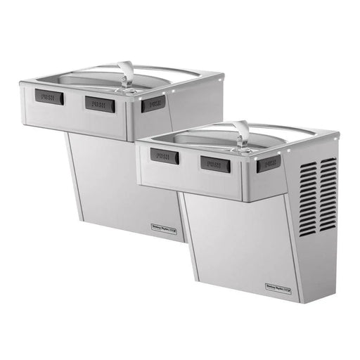 Halsey Taylor HAC8BLSS-NF Wall Mount Bi-Level ADA Cooler – Non-Filtered, Refrigerated - The Fountain Direct 