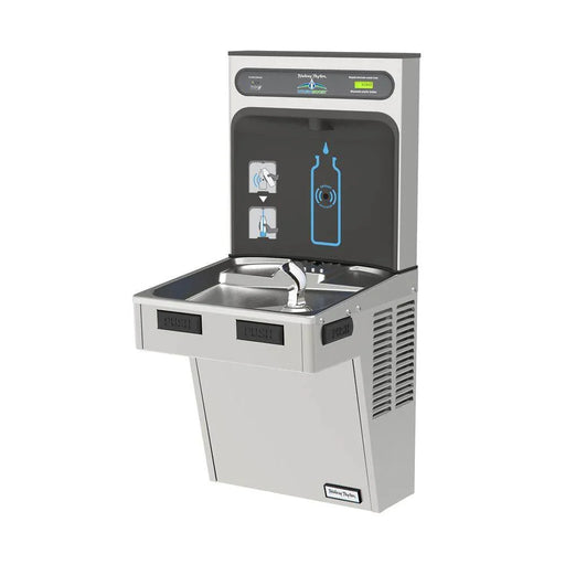 Halsey Taylor HTHB-HAC8SS-WF Bottle Filling Station & Single ADA Cooler – Filtered, Refrigerated - The Fountain Direct 