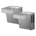 Elkay 8751080083 Bi-Level Wall Mount Cooler – Vandal-Resistant, ADA Compliant, Refrigerated - The Fountain Direct