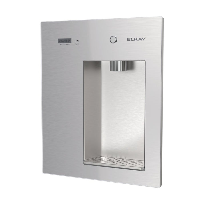 Elkay Liv® EZ LBWDM0SSBC Built-in Filtered Water Dispenser – Non-Refrigerated, Battery-Operated, Steel Gray
