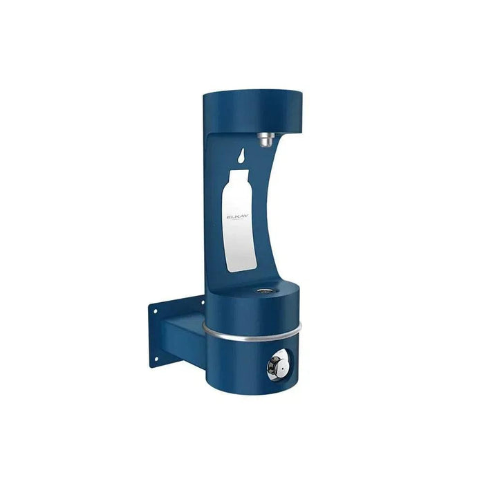 Elkay LK4405BFFRKEVG Outdoor Wall-Mounted Single Arm Bottle Filling Station – Freeze-Resistant - The Fountain Direct