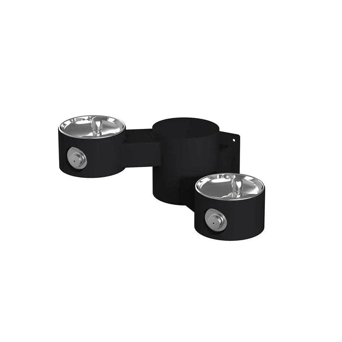 Elkay LK4406EVG Wall-Mounted Bi-Level Outdoor Drinking Fountain - The Fountain Direct