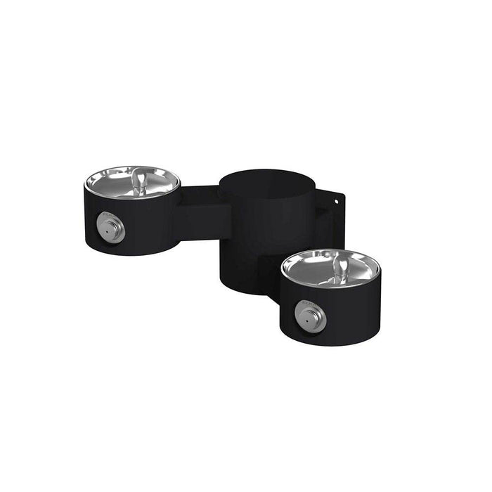 Elkay LK4406EVG Wall-Mounted Bi-Level Outdoor Drinking Fountain