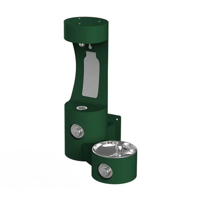 Elkay LK4408BFEVG Outdoor Wall-Mounted Hydration Station with Bottle Filler & Drinking Fountain - The Fountain Direct