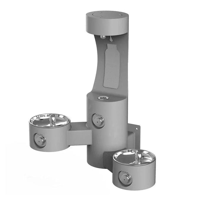 Elkay LK4409BFEVG ezH2O® Wall-Mounted Bottle Filling Station with Bi-Level Fountain - The Fountain Direct