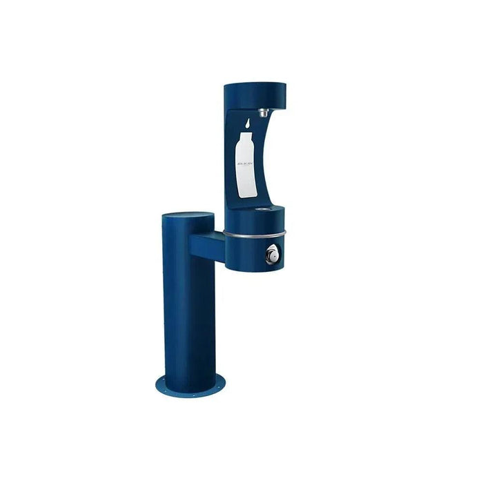 Elkay LK4410BFFRKEVG ezH2O® Single Pedestal Bottle Filling Station – Freeze-Resistant - The Fountain Direct