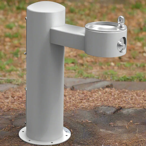 Elkay LK4410FRK ADA Pedestal Drinking Fountain – Non-Filtered, Non-Refrigerated, Freeze-Resistant - The Fountain Direct 