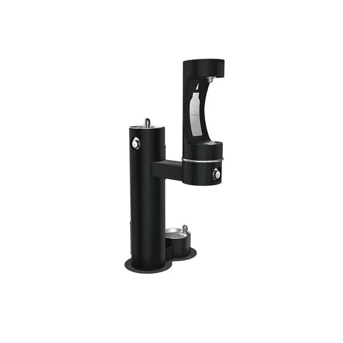 Elkay LK4420BF1LDBEVG ezH2O® Bi-Level Pedestal Bottle Filling Station with Pet Fountain - The Fountain Direct