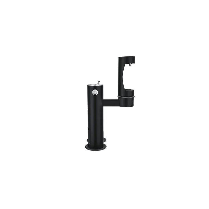 Elkay LK4420BF1LDBFRKEVG ezH2O® Bi-Level Pedestal Bottle Filling Station with Pet Fountain - Freeze-Resistant - The Fountain Direct