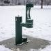 Elkay LK4420BF1LDBFRKEVG ezH2O® Bi-Level Pedestal Bottle Filling Station with Pet Fountain - Freeze-Resistant - The Fountain Direct