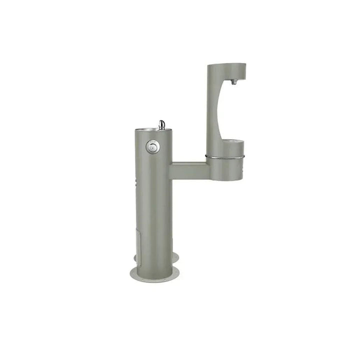 Elkay LK4420BF1LDBEVG ezH2O® Bi-Level Pedestal Bottle Filling Station with Pet Fountain - The Fountain Direct