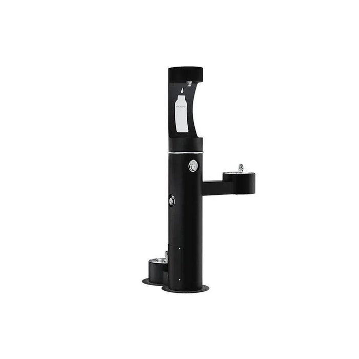 Elkay LK4420BF1UDBEVG ezH2O® Bi-Level Pedestal Bottle Filling Station with Pet Fountain - The Fountain Direct