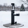 Elkay LK4420BF1UDBFRKEVG ezH2O® Bi-Level Pedestal Bottle Filling Station with Pet Fountain - Freeze-Resistant - The Fountain Direct