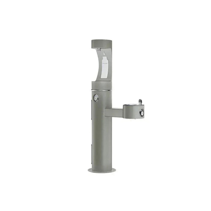 Elkay LK4420BF1UFRKEVG ezH2O® Bi-Level Pedestal Bottle Filling Station, Freeze-Resistant - The Fountain Direct
