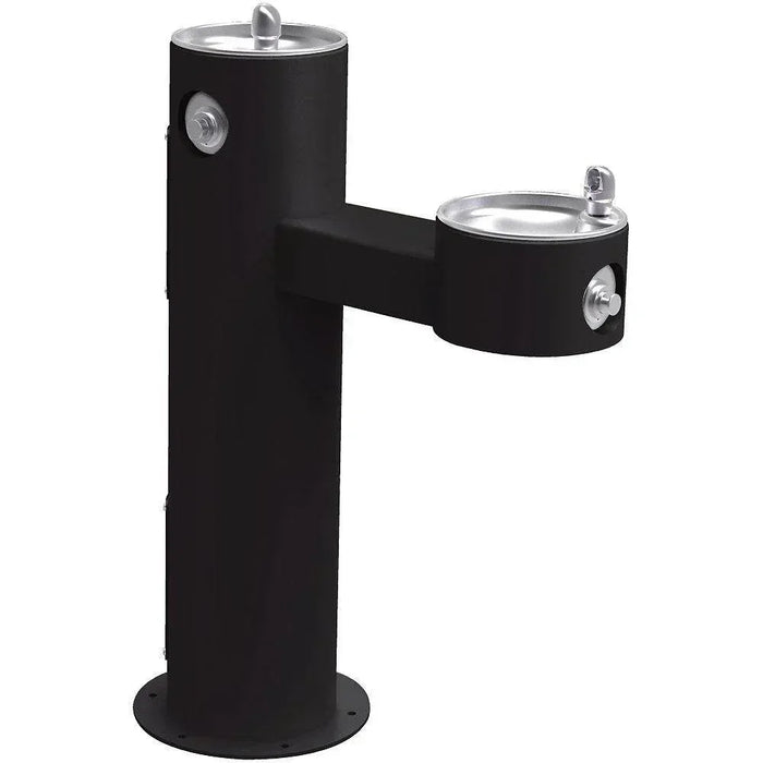 Elkay LK4420FRK Outdoor Bi-Level Pedestal Water Drinking Fountain – ADA Compliant – Freeze-Resistant - The Fountain Direct