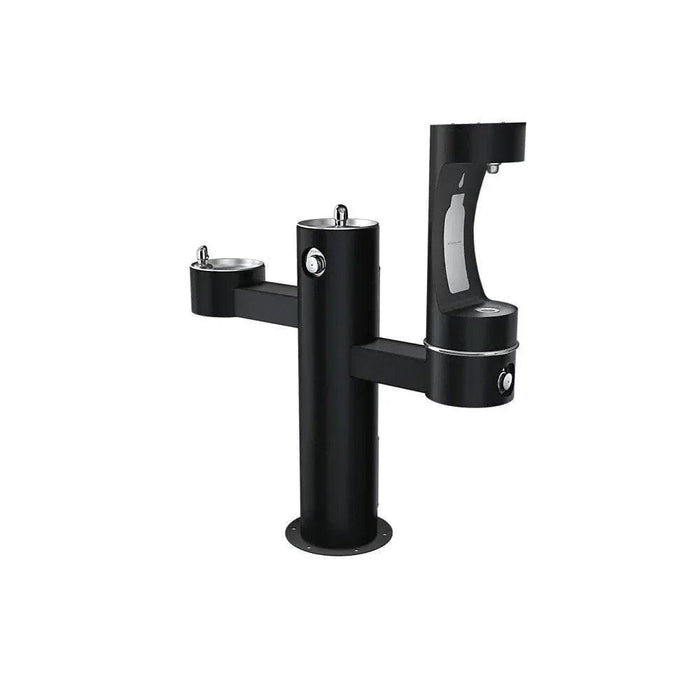 Elkay LK4430BF1LEVG ezH2O® Tri-Level Pedestal Bottle Filling Station, Vandal-Resistant - The Fountain Direct