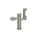 Elkay LK4430BF1LEVG ezH2O® Tri-Level Pedestal Bottle Filling Station, Vandal-Resistant - The Fountain Direct