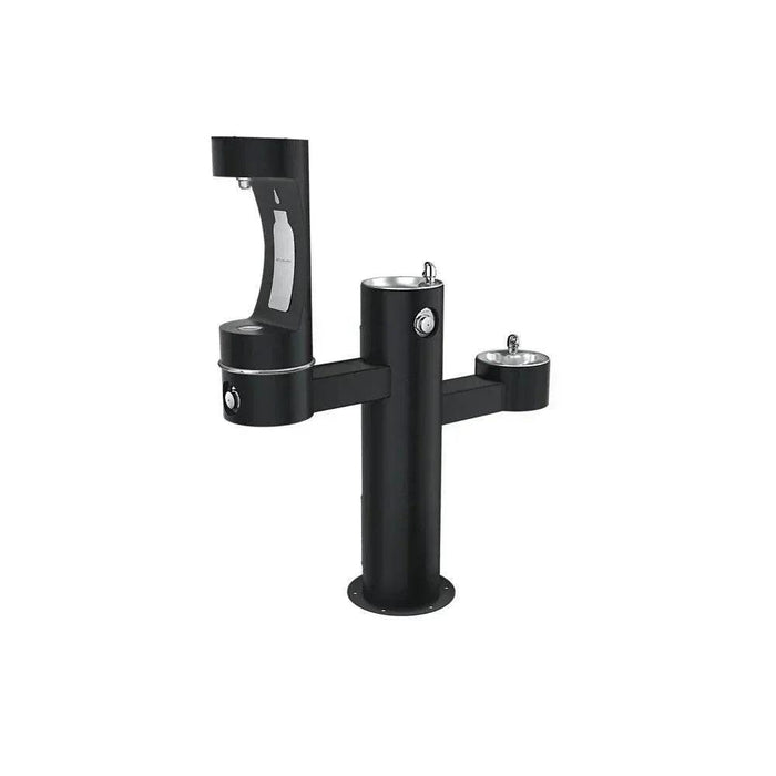 Elkay LK4430BF1MEVG ezH2O® Tri-Level Pedestal Bottle Filling Station, Heavy-Duty - ADA Compliant, - The Fountain Direct