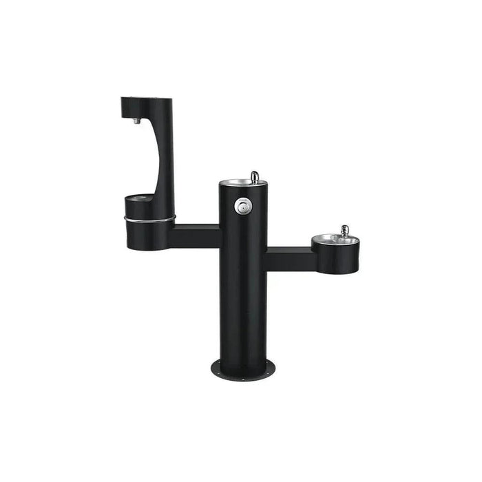 Elkay LK4430BF1MEVG ezH2O® Tri-Level Pedestal Bottle Filling Station, Heavy-Duty - ADA Compliant, - The Fountain Direct