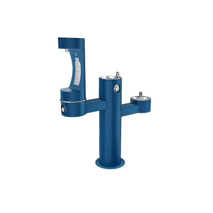 Elkay LK4430BF1MEVG ezH2O® Tri-Level Pedestal Bottle Filling Station, Heavy-Duty - ADA Compliant, - The Fountain Direct
