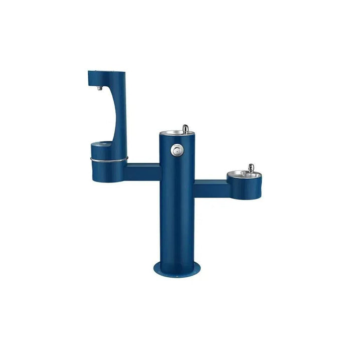 Elkay LK4430BF1MEVG ezH2O® Tri-Level Pedestal Bottle Filling Station, Heavy-Duty - ADA Compliant, - The Fountain Direct