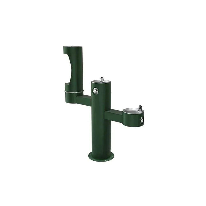 Elkay LK4430BF1MEVG ezH2O® Tri-Level Pedestal Bottle Filling Station, Heavy-Duty - ADA Compliant, - The Fountain Direct