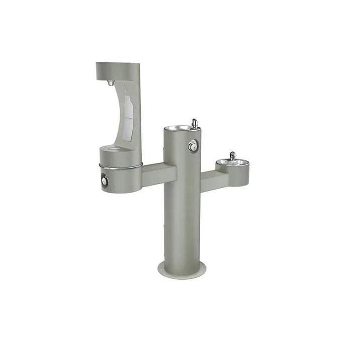 Elkay LK4430BF1MEVG ezH2O® Tri-Level Pedestal Bottle Filling Station, Heavy-Duty - ADA Compliant, - The Fountain Direct