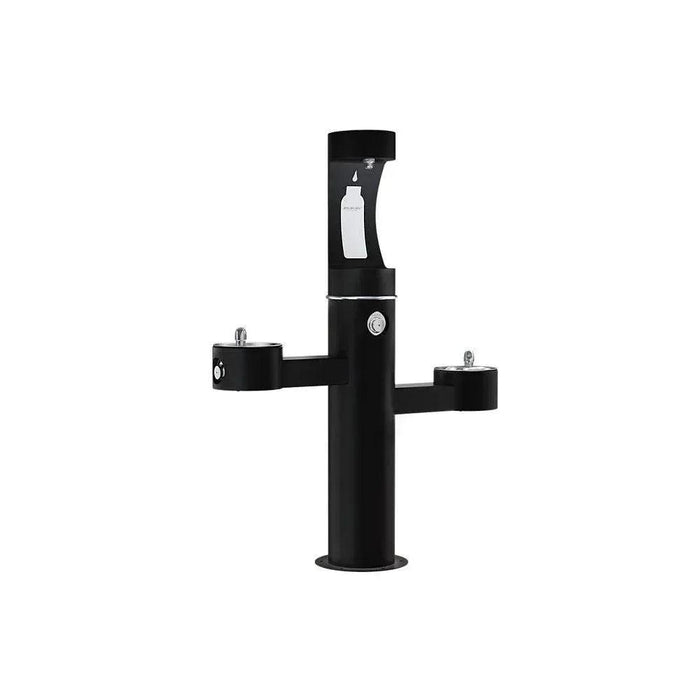 Elkay LK4430BF1UFRKEVG Outdoor Tri-Level Bottle Filling Station – Freeze-Resistant - The Fountain Direct