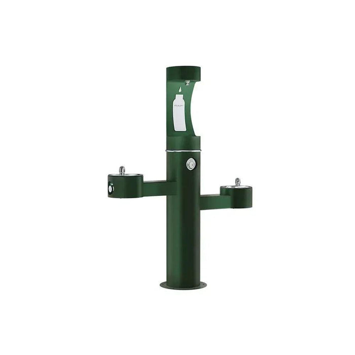 Elkay LK4430BF1UFRKEVG Outdoor Tri-Level Bottle Filling Station – Freeze-Resistant - The Fountain Direct