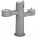 Elkay LK4430EVG Tri-Level Pedestal Drinking Fountain – Non-Filtered, Vandal-Resistant - The Fountain Direct
