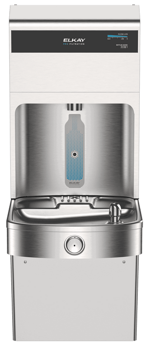 Elkay LVRC8WSPRO Pro Filtration™ Vandal-Resistant Bottle Filling Station & ADA Cooler – Refrigerated - The Fountain Direct