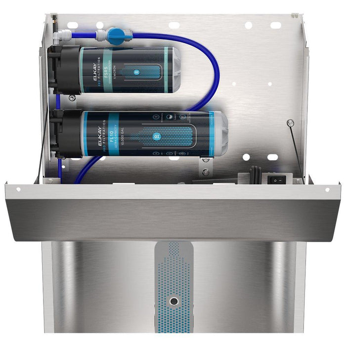 Elkay LVRC8WSPRO-FSR5 Pro Filtration™ Vandal-Resistant Bottle Filling Station & ADA Cooler – Refrigerated, Sediment Prefilter - The Fountain Direct