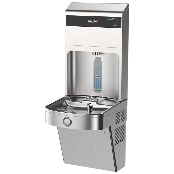 Elkay LVRC8WSPRO-FSR5 Pro Filtration™ Vandal-Resistant Bottle Filling Station & ADA Cooler – Refrigerated, Sediment Prefilter - The Fountain Direct