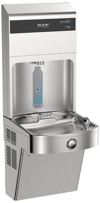 Elkay LVRC8WSPRO Pro Filtration™ Vandal-Resistant Bottle Filling Station & ADA Cooler – Refrigerated - The Fountain Direct