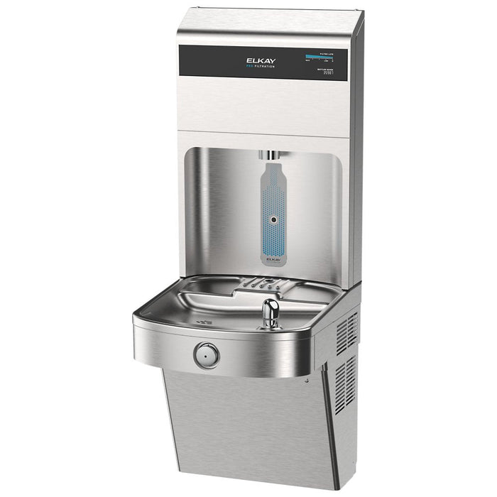 Elkay LVRC8WSPRO-UV Pro Filtration™ Vandal-Resistant Bottle Filling Station & ADA Cooler – Refrigerated, UV Protection