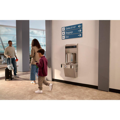 Elkay LVRCTL8WSPRO-UV Pro Filtration™ Vandal-Resistant Bottle Filling Station & Bi-Level ADA Cooler – Refrigerated, UV Protection - The Fountain Direct