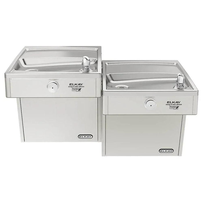Elkay LVRCGRNTL8C Wall-Mounted Vandal-Resistant Bi-Level Water Cooler – Filtered & Refrigerated - The Fountain Direct