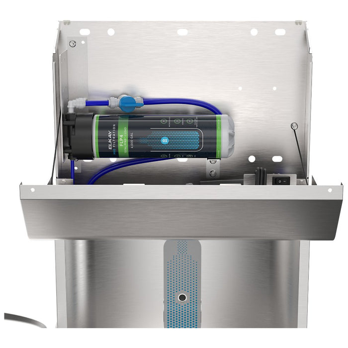 Elkay LVRCTL8WSPRO-FLP4 Pro Filtration™ Vandal-Resistant Bottle Filling Station & Bi-Level ADA Cooler – Refrigerated, Total PFAS + Lead Filter