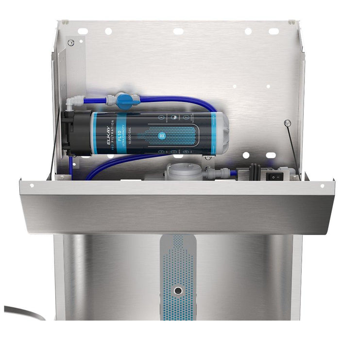 Elkay LVRCTL8WSPRO-UV Pro Filtration™ Vandal-Resistant Bottle Filling Station & Bi-Level ADA Cooler – Refrigerated, UV Protection - The Fountain Direct