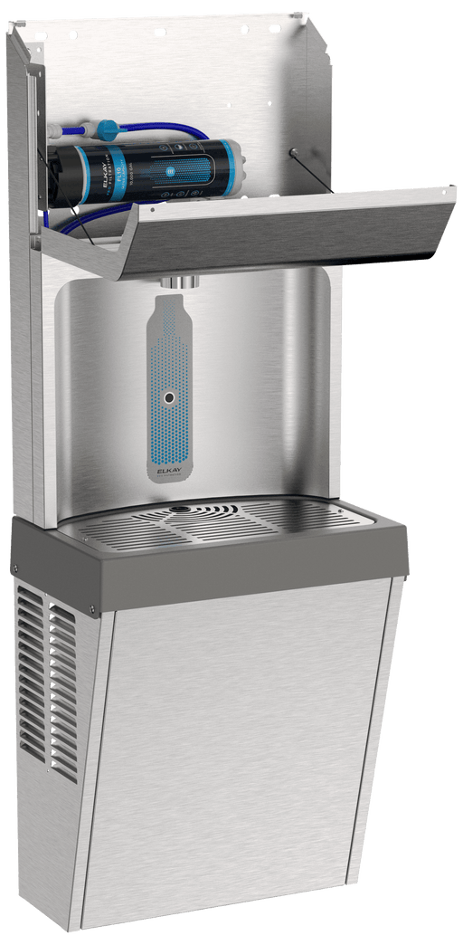 Elkay LZ8WSSPRO Pro Filtration™ Single ADA Bottle Filler – Refrigerated, Stainless Steel - The Fountain Direct