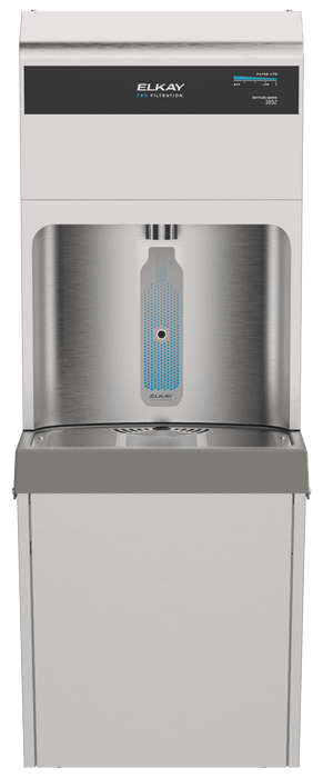 Elkay LZ8WSSPRO Pro Filtration™ Single ADA Bottle Filler – Refrigerated, Stainless Steel - The Fountain Direct