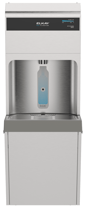 Elkay LZ8WSSPRO Pro Filtration™ Single ADA Bottle Filler – Refrigerated, Stainless Steel