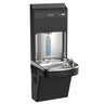 Elkay LZS8WSBPRO-FSR5 Pro Filtration™ Bottle Filling Station & ADA Cooler – Refrigerated, Filtered, Black Stainless, Sediment Prefilter
