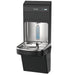Elkay LZS8WSBPRO-UV Pro Filtration™ Bottle Filling Station & ADA Cooler – Refrigerated, Filtered, Black Stainless, UV Protection - The Fountain Direct