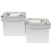 Elkay LZSTL8SC Versatile Wall Mount Bi-Level ADA Cooler – Filtered, Refrigerated - The Fountain Direct
